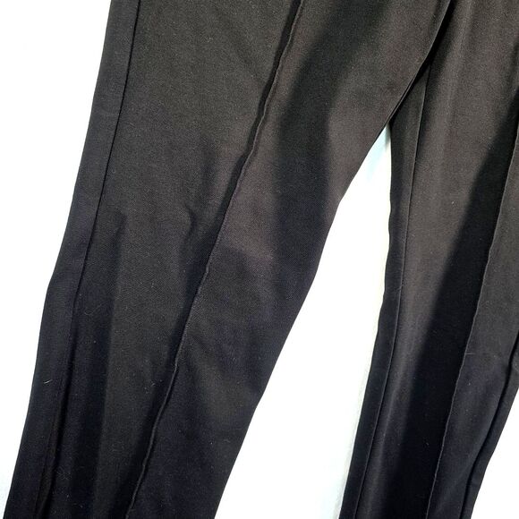 Chico's So Slimming Juliet Pants Straight Leg Black Ponte Size 2 -12 Side Zip - Picture 3 of 9
